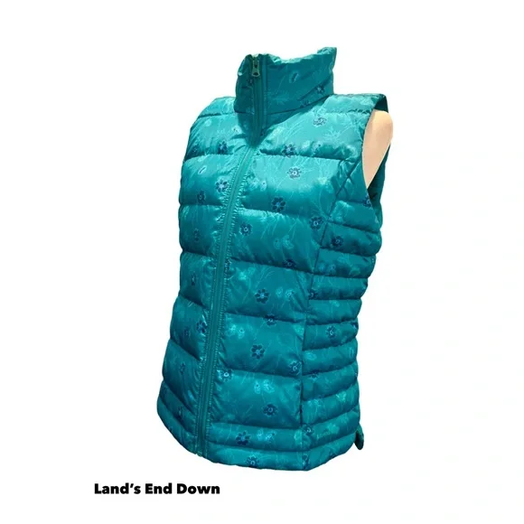NWT Land’s End Women's Down Puffer Vest Jacket - Picture 5 of 13